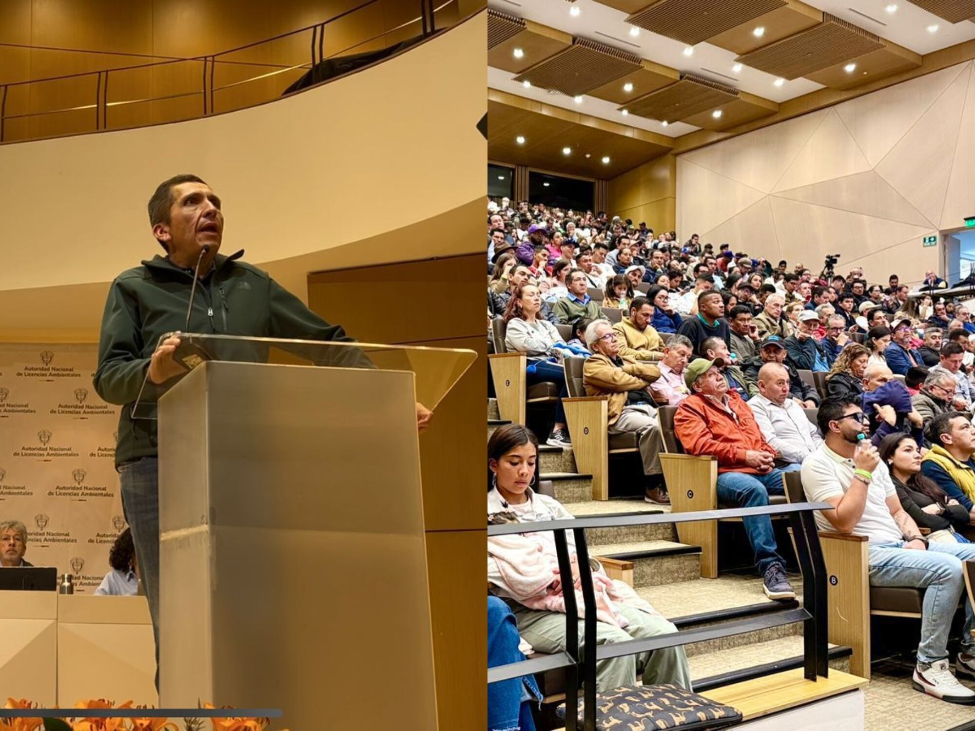 Más de 270 personas participaron en audiencia de ANLA para definir futuro de la Troncal de Los Andes. Fotos: suministradas.
