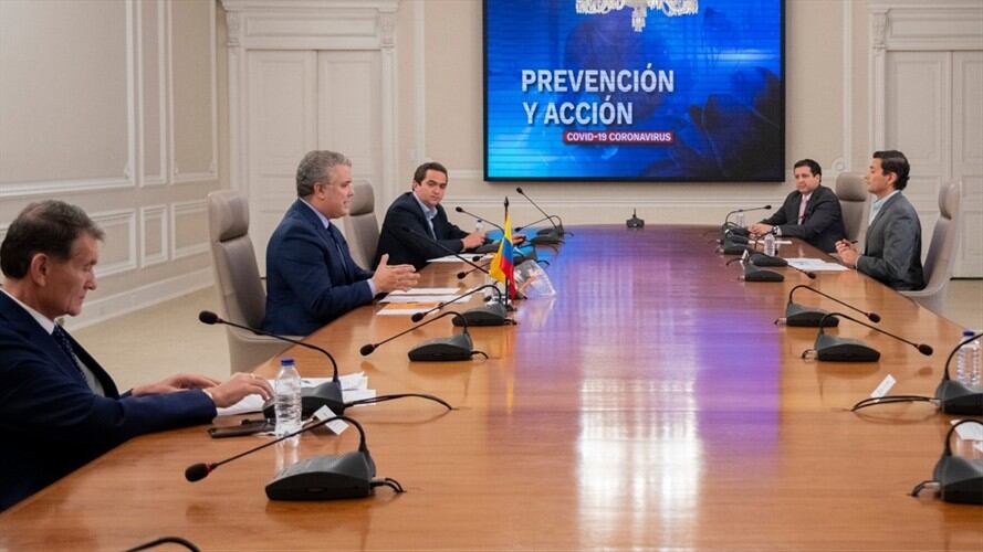 “No se está cocinando una reforma tributaria”: Iván Duque . Foto: presidencia