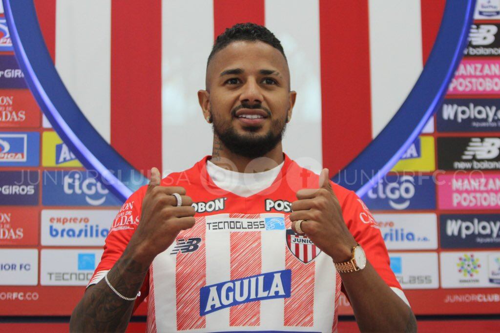 Yesus Cabrera, contratación del Junior de Barranquilla. Twitter: Junior