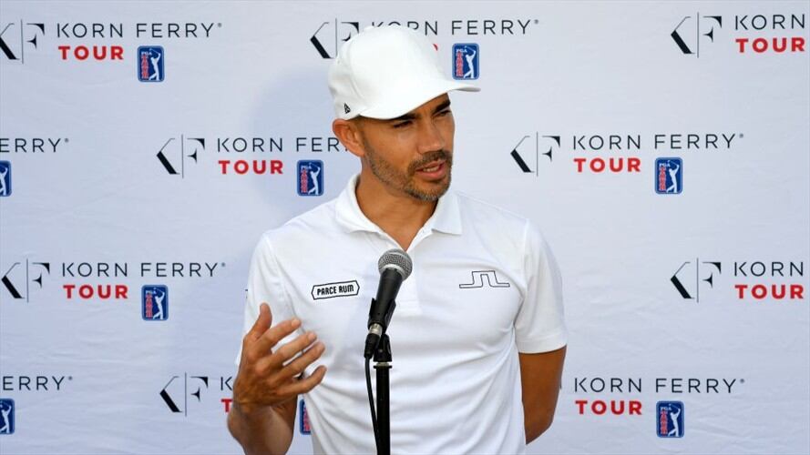 El golfista colombiano aseguró que su hija "Mia" está luchando contra tumores en el cerebro y la espina dorsal.. Foto: Getty Images