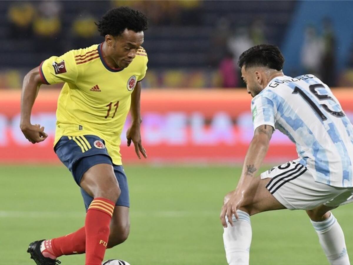 Periodista argentino llama "rectángulo" a Juan Guillermo Cuadrado tras el partido