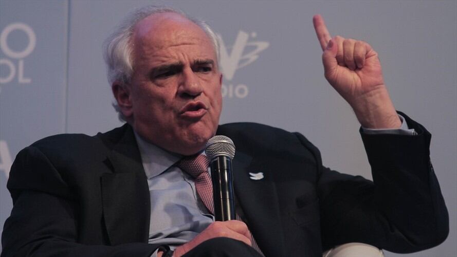 Ernesto Samper, expresidente de Colombia. Foto: Colprensa/Sofía Toscano
