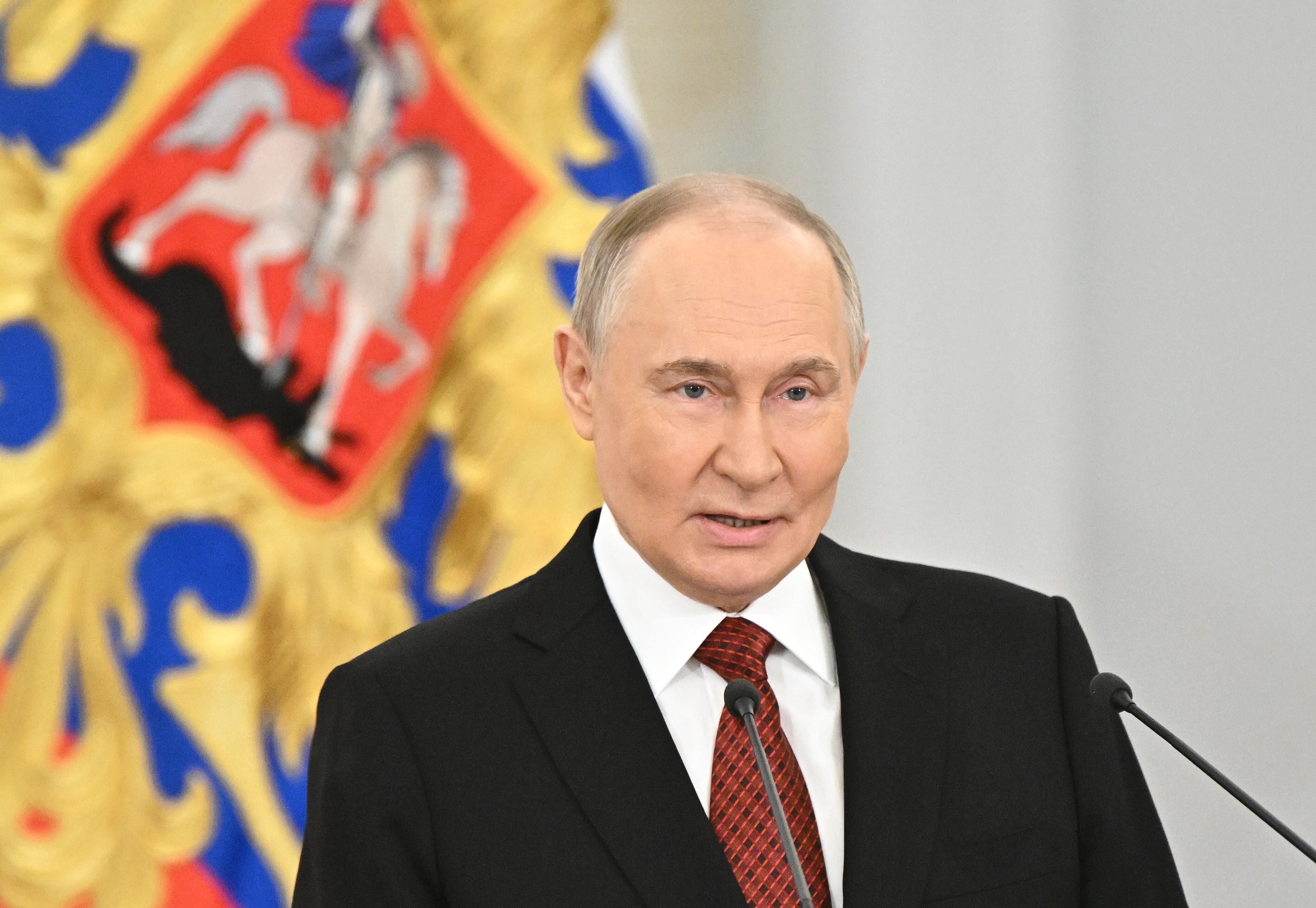 Presidente de Rusia, Vladimir Putin. FOTO:  EFE/EPA/SERGEY BOBYLEV / SPUTNIK / KREMLIN POOL