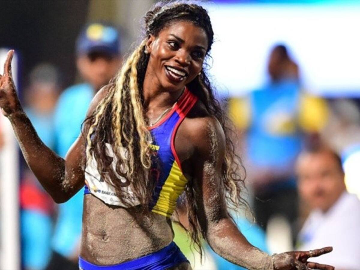 'La reina del salto triple' domina de principio a fin y se cuelga el Oro