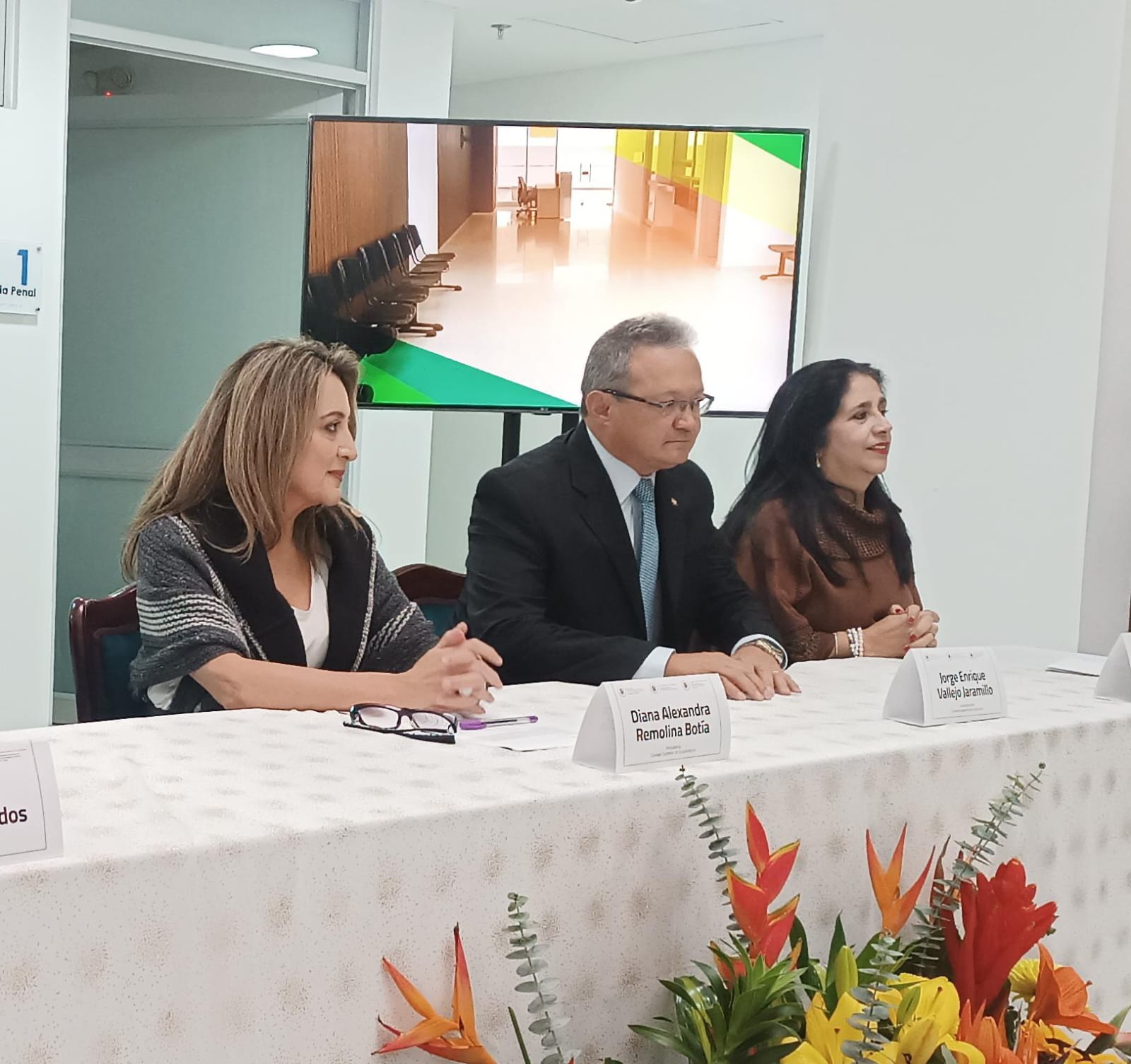 El magistrado Jorge Enrique Vallejo Jaramillo, vicepresidente de la Corte Suprema de Justicia, hizo parte este martes de la inauguración del nuevo Palacio de Justicia de Sogamoso, Boyacá / Foto. W Radio