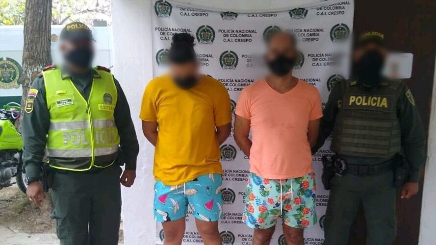 Los capturados serán judicializados por violación de medias sanitarias. Foto: Cortesía
