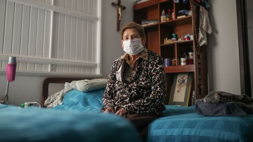 Un movimiento de adultos mayores de 70 años, que se denominó “la rebelión de las canas”, le ganó una tutela al Gobierno Nacional en julio de 2020. Foto: Getty Images / JUANCHO TORRES