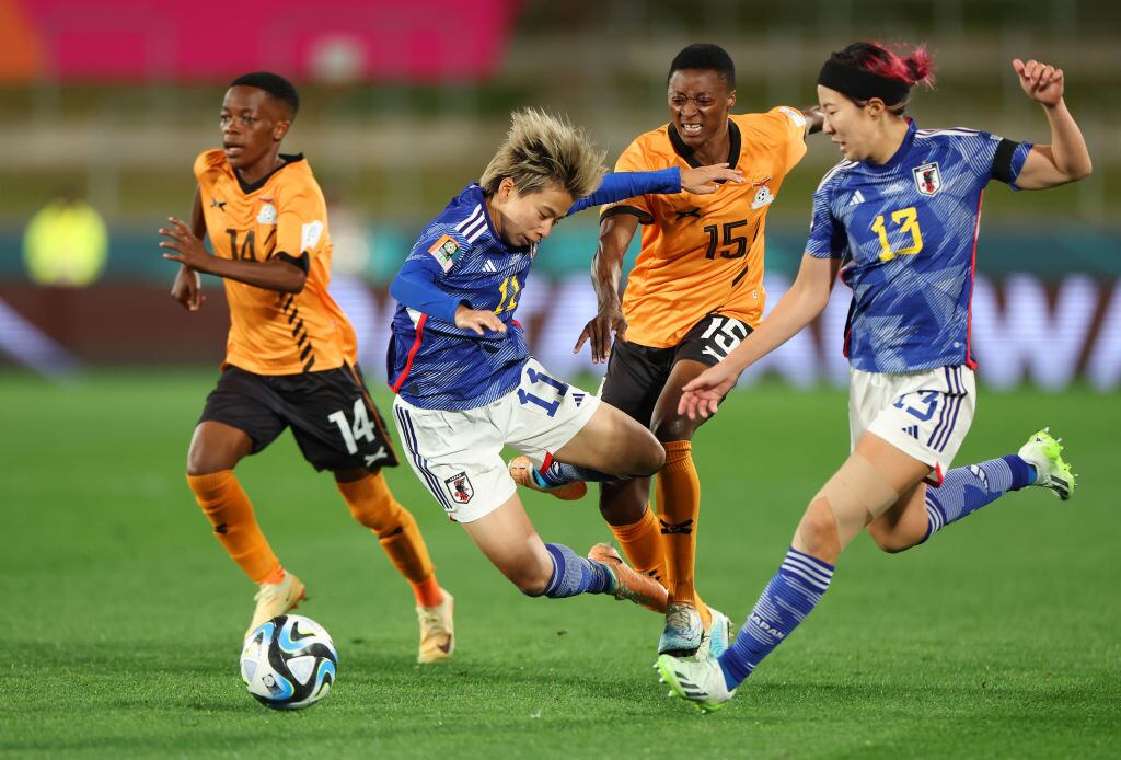 Japón vs. Zambia. Foto: Catherine Ivill / Getty Images