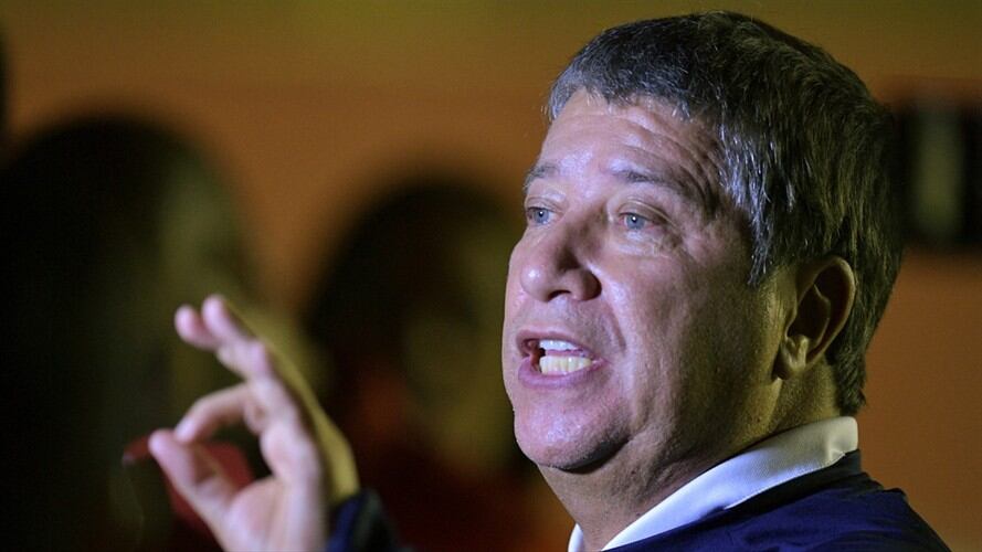 El madrazo del ‘Bolillo’ Gómez tras partido ante el Quindío. Foto: RAUL ARBOLEDA/AFP via Getty Images