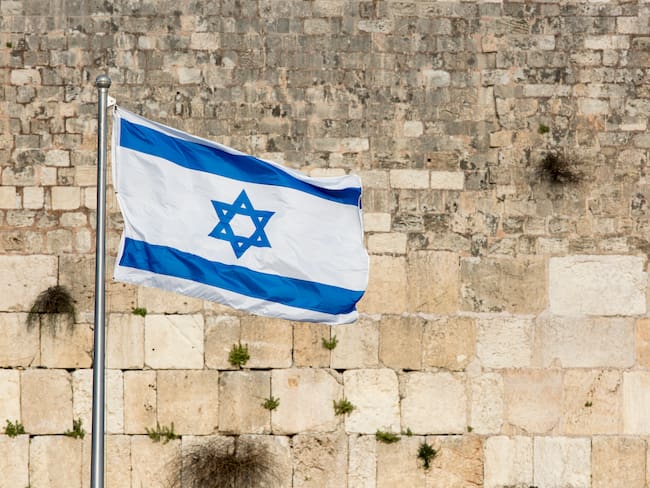 Bandera de Israel imagen de referencia. Foto: Getty Images.