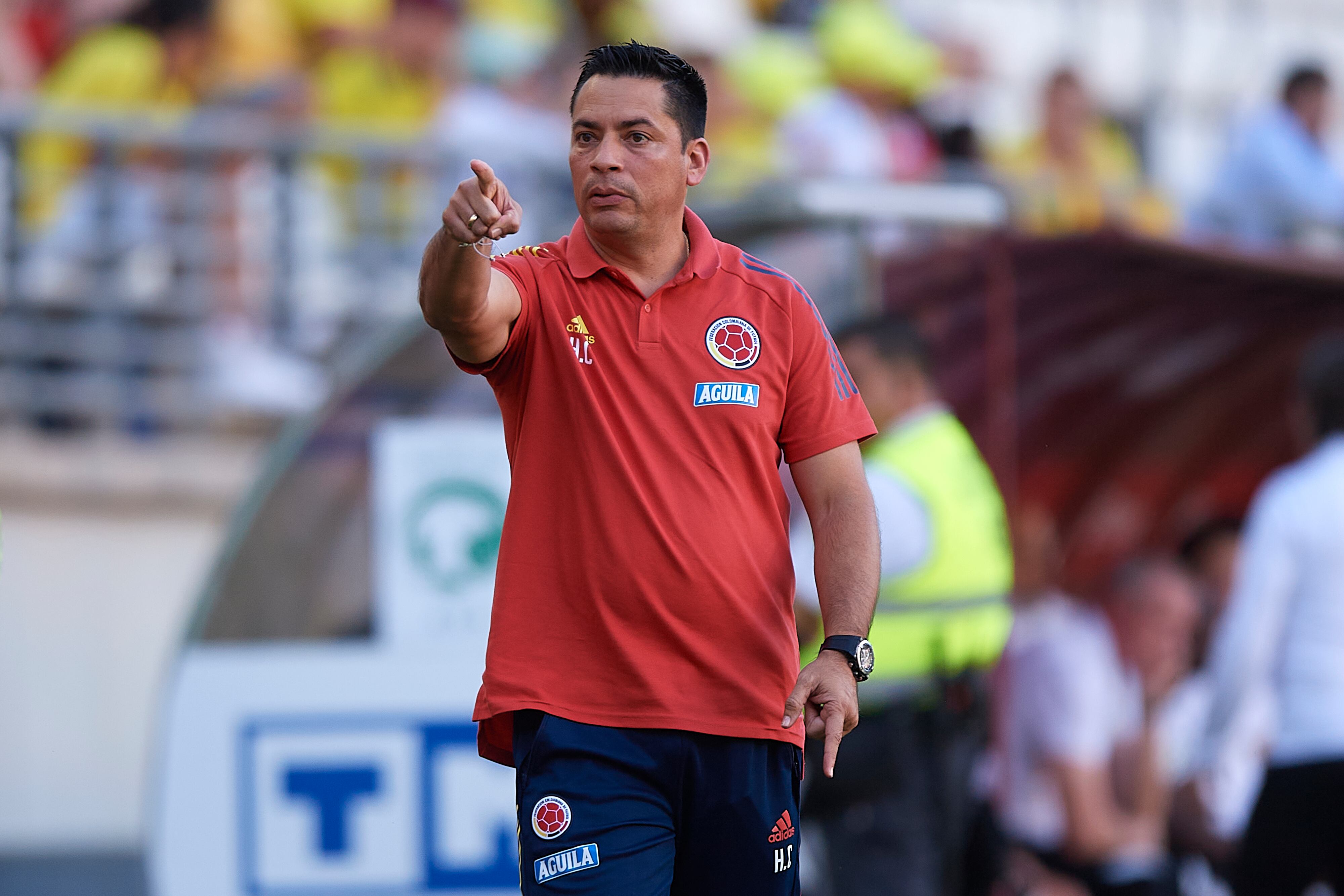 Héctor Cárdenas, entrenador de la Selección Colombia Sub-20. (Photo by Silvestre Szpylma/Quality Sport Images/Getty Images)