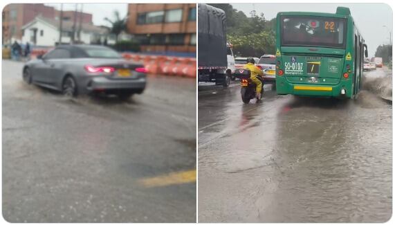 Lluvias en Bogotá. Foto: Alcaldía