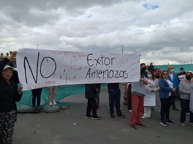 “Extorsión ahora es más visible”: Sec. de Seguridad Bogotá tras bloqueos de comerciantes