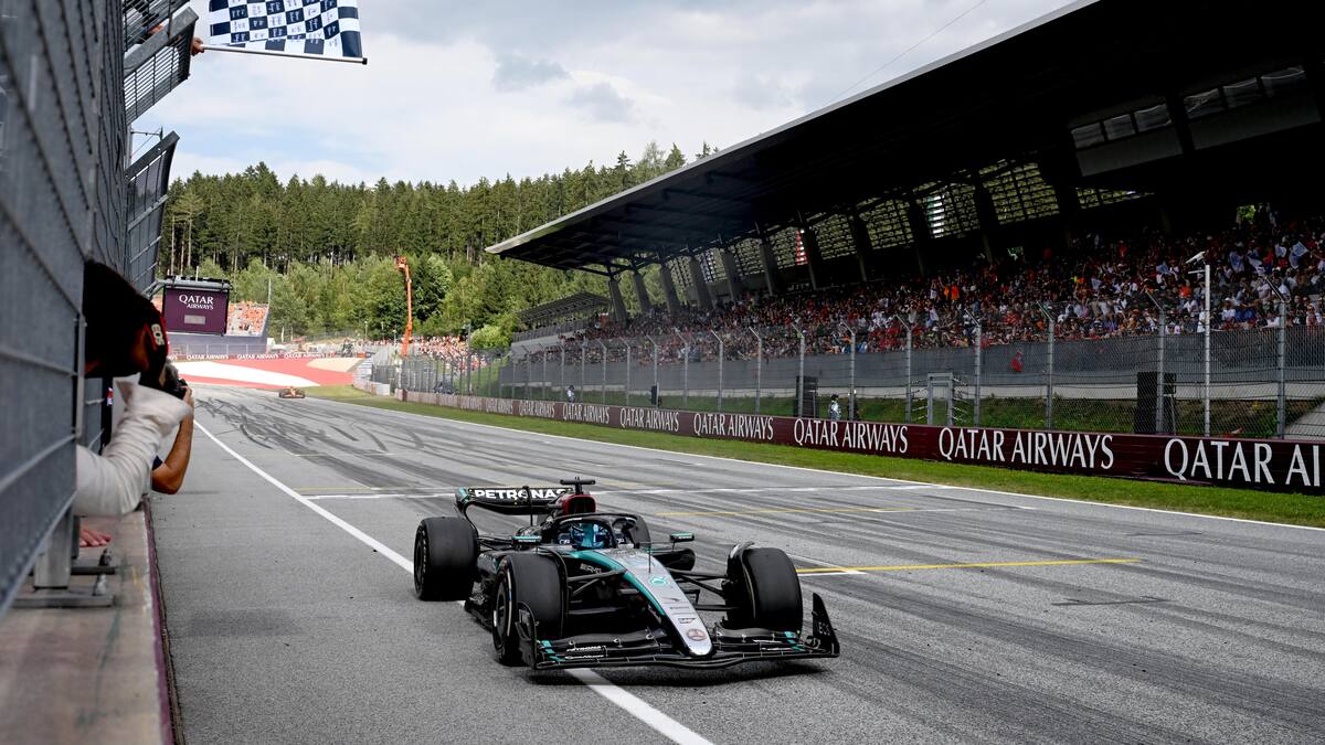 George Russell de Mercedes ganó el GP de Austria de Fórmula 1
