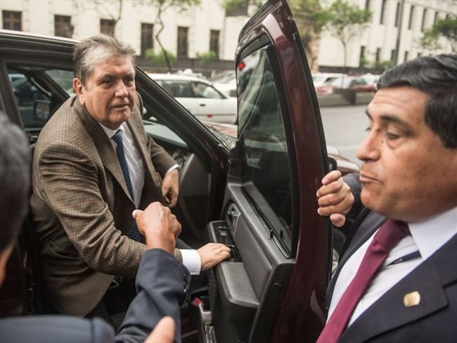 El expresidente peruano Alan García se disparó en la cabeza antes de ser capturado. Foto: Getty Images