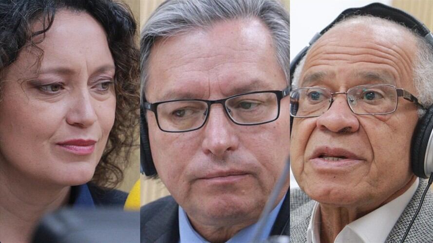 Lozano, Gómez y Novoa en La W. Foto: La WCon Vicky Dávila