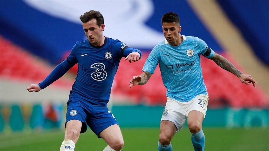 Chelsea vs. Manchester City en las semifinales de la FA Cup 2021. Foto: Ian Walton - Pool/Getty Images
