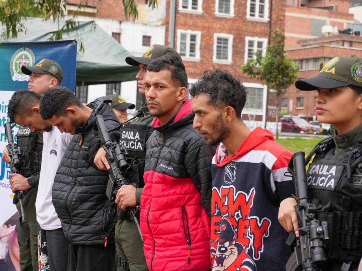 Golpe contra el Tren de Aragua en Bogotá: Fueron capturados 9 de sus integrantes