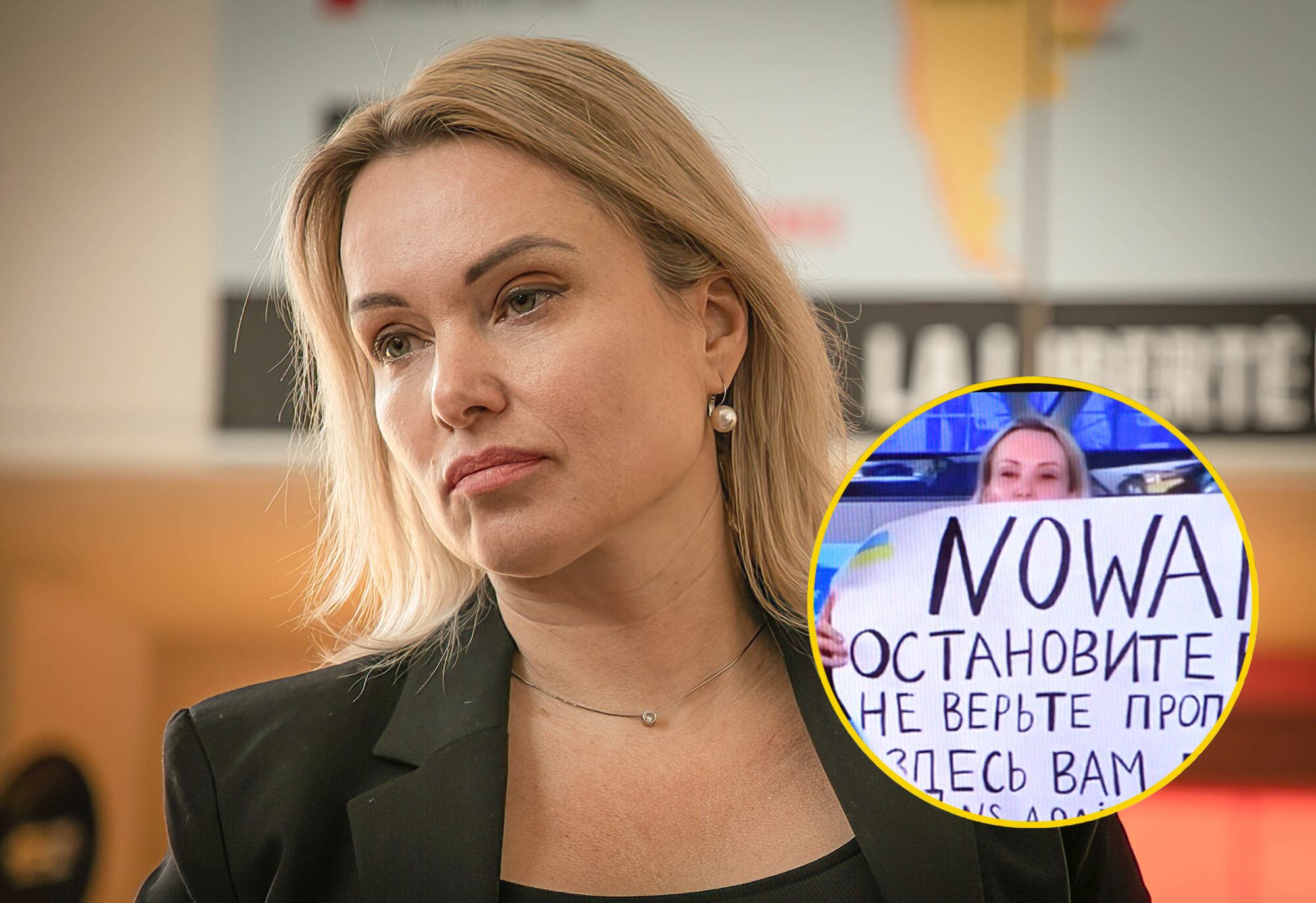 Periodista Marina Ovsiannikova | Foto: GettyImages