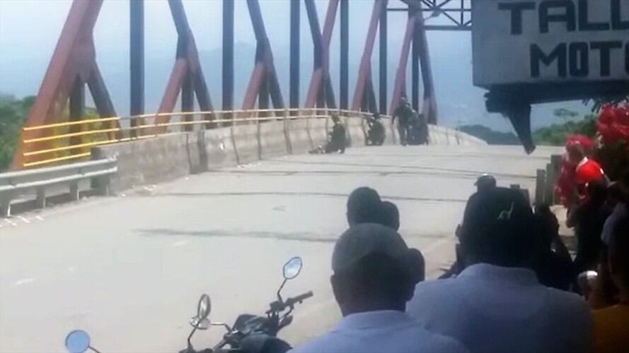 Las tropas realizaban un puesto de control, cuando sujetos armados les dispararon . Foto: Cortesía