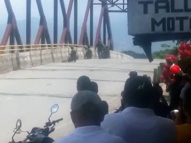 Las tropas realizaban un puesto de control, cuando sujetos armados les dispararon . Foto: Cortesía