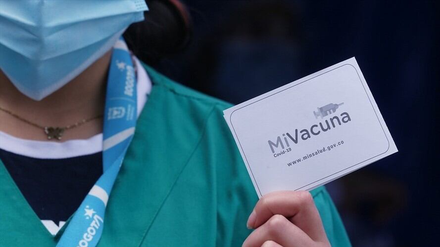 Vacunación contra el COVID-19 en Colombia. Foto: Colprensa