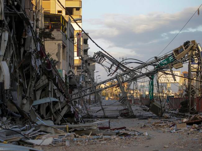 Refugios destruidos en Gaza | Foto: EFE