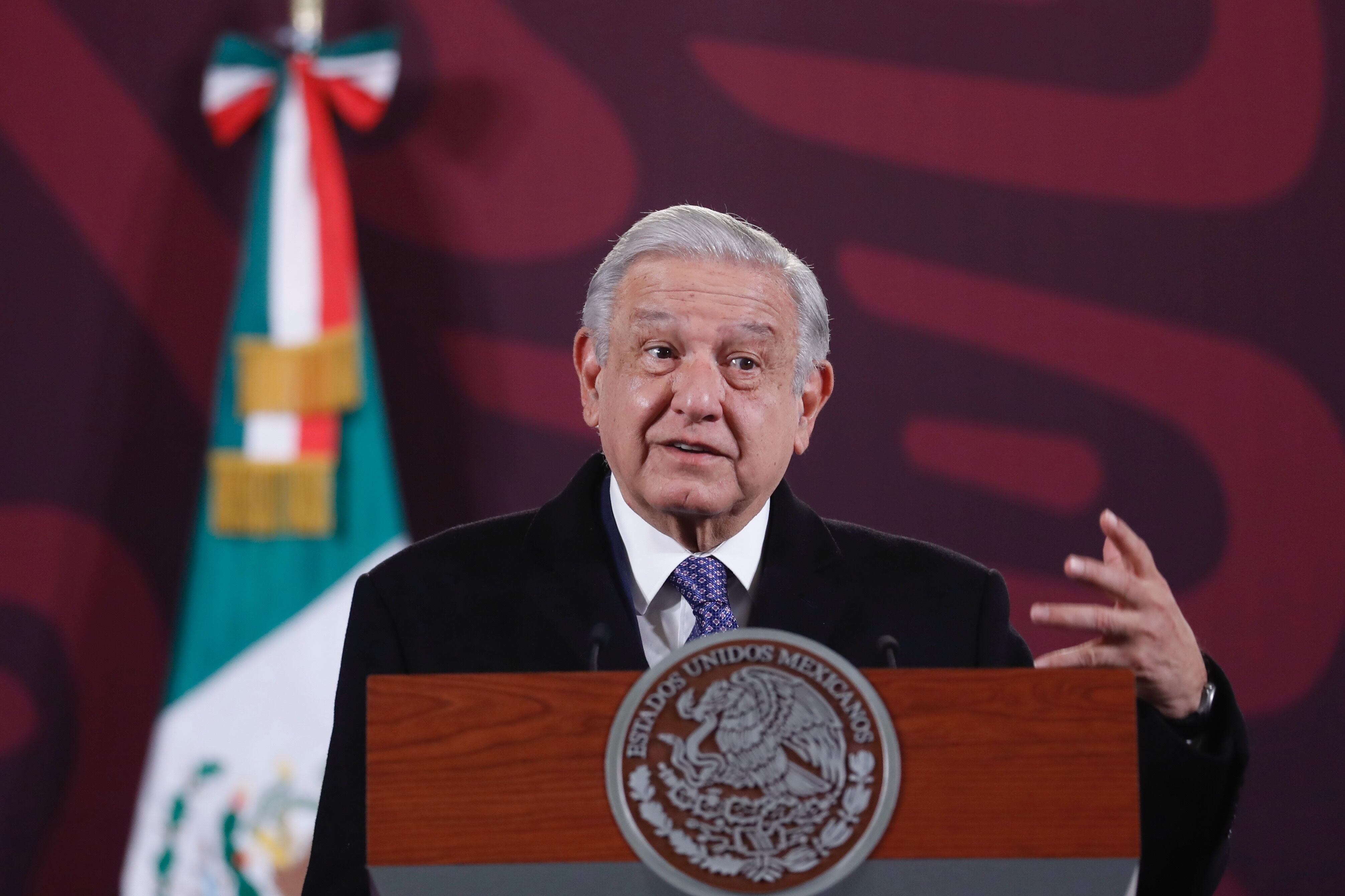 Presidente mexicano, Andrés Manuel López Obrador. Foto: EFE.