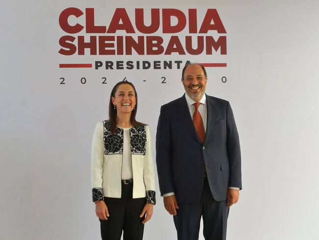 Presidenta electa de México Claudia Sheinbaum Pardo y Lázaro Cárdenas Batel. Foto: Jeannette Flores/ObturadorMX/Getty Images