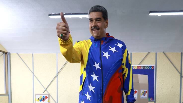 Nicolás Maduro fue reelegido como presidente de Venezuela, según el CNE