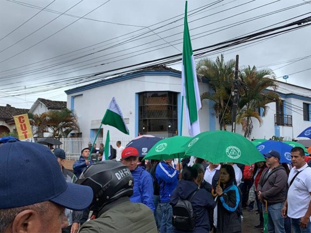 Organizaciones sociales marcharon en el Centro de Popayán