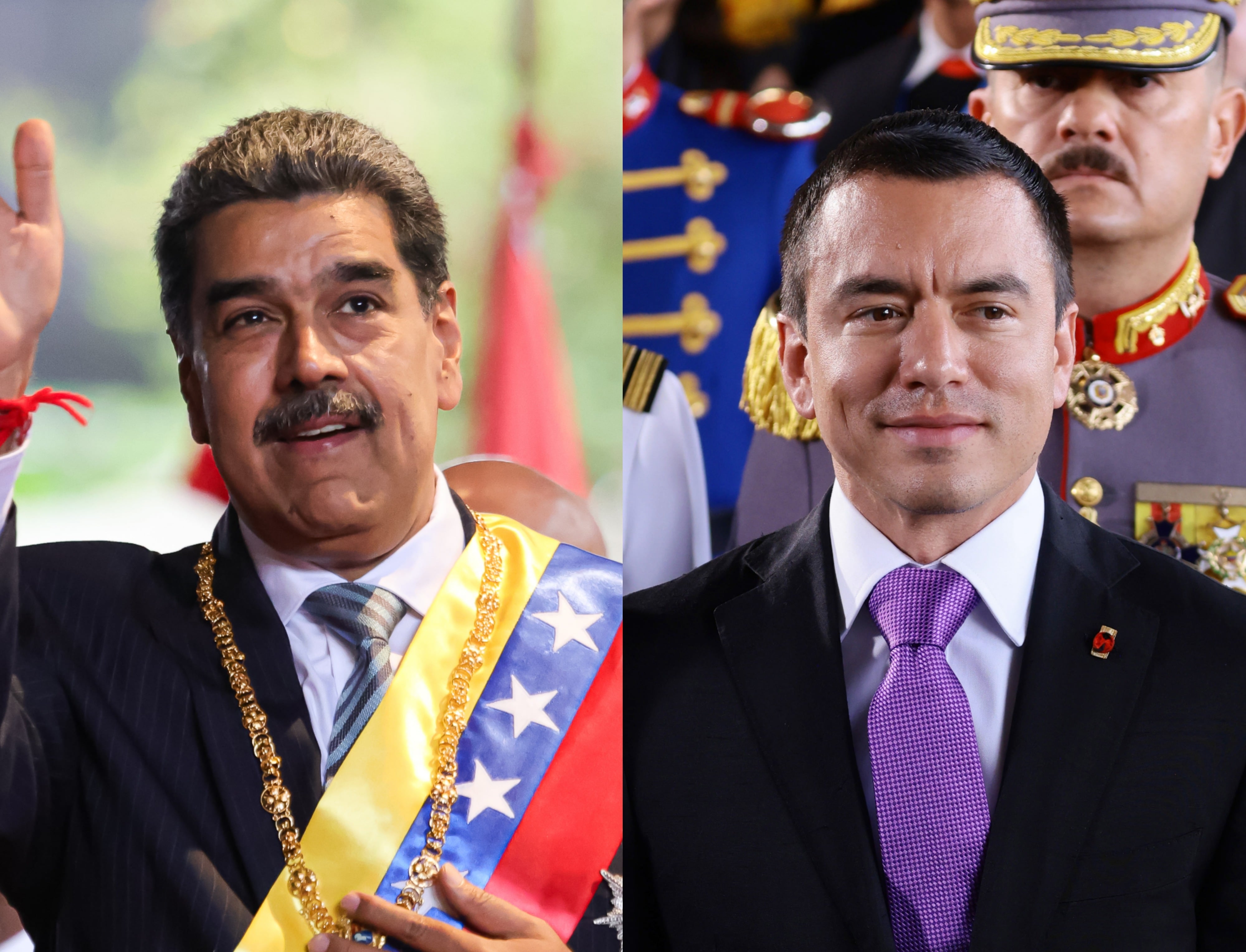 Nicolás Maduro y Daniel Noboa | Fotos: GettyImages