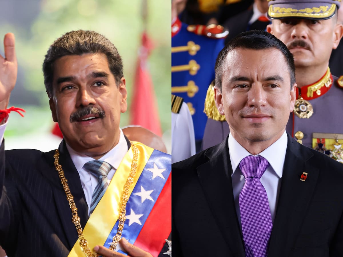 Maduro llama “usurpador y fraudulento” a Noboa y dice que Ecuador “retomará su camino”