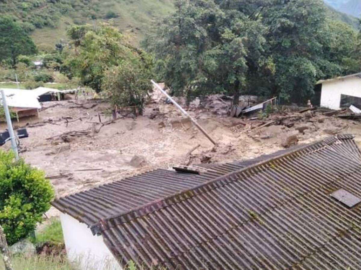Avalancha deja afectación total en una escuela de Labranzagrande