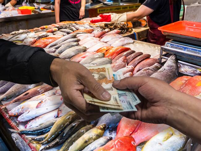 Venta de pescados para Cuaresma y Semana Santa. / Foto: Getty Images.