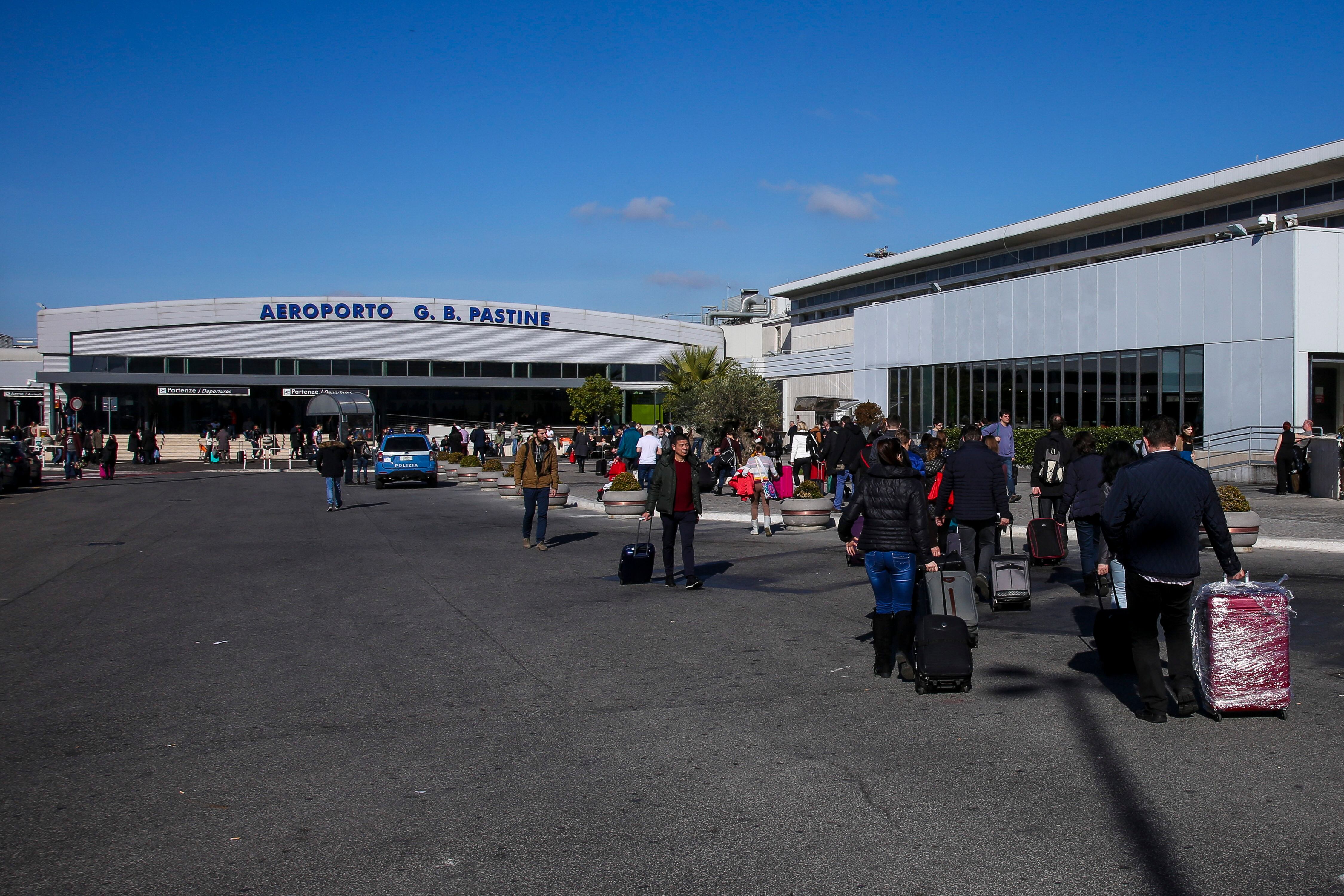 Aeropuerto de Roma. Foto: Nicolas Economou/NurPhoto via Getty Images.