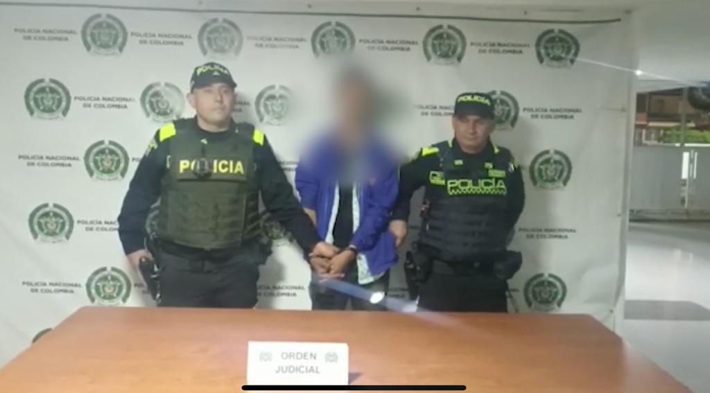 Capturado en Bogotá uno de los más buscados por feminicidio en Perú. Foto: Policía de Bogotá.