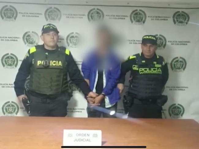 Capturado en Bogotá uno de los más buscados por feminicidio en Perú. Foto: Policía de Bogotá.