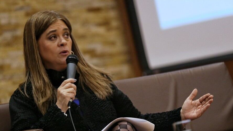 El procurador general de la Nación, Fernando Carrillo Flórez, designó como nueva viceprocuradora general de la Nación a Adriana Herrera Beltrán. Foto: Colprensa