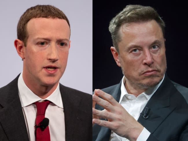 Mark Zuckerberg y Elon Musk. Foto: (Photo by Sven Hoppe/picture alliance via Getty Images) / (Photo by Chesnot/Getty Images)
