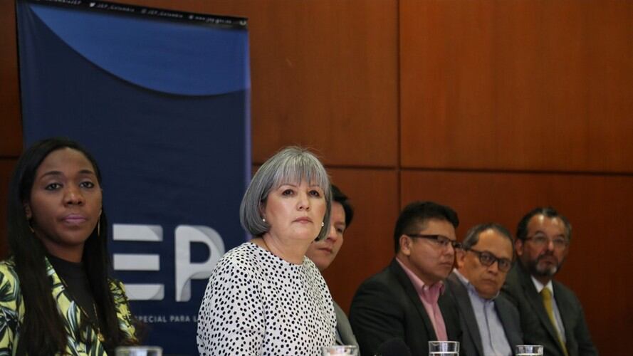 Patricia Linares, presidente de la JEP. Foto: Colprensa