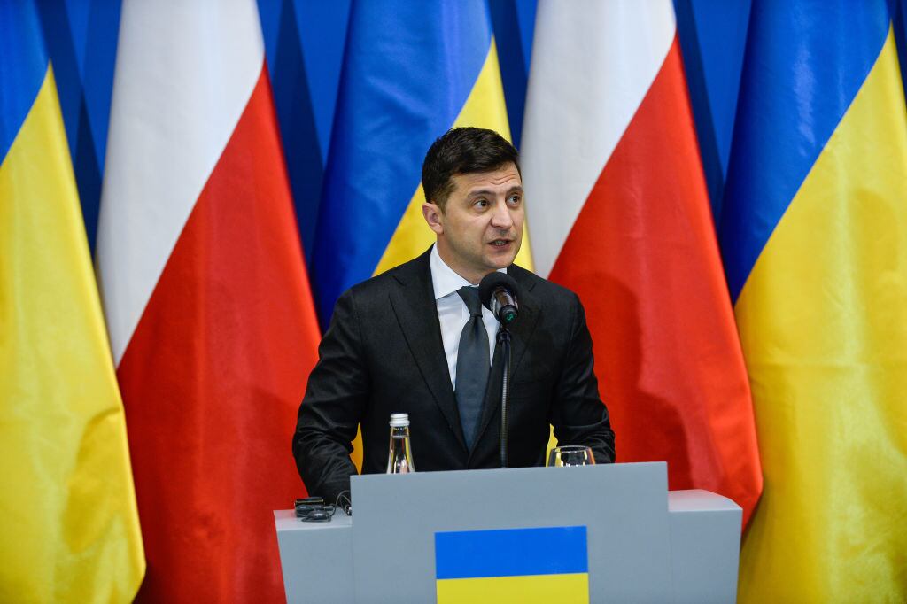 Presidente de Ucrania, Volodimir Zelenski. Foto: Getty Images