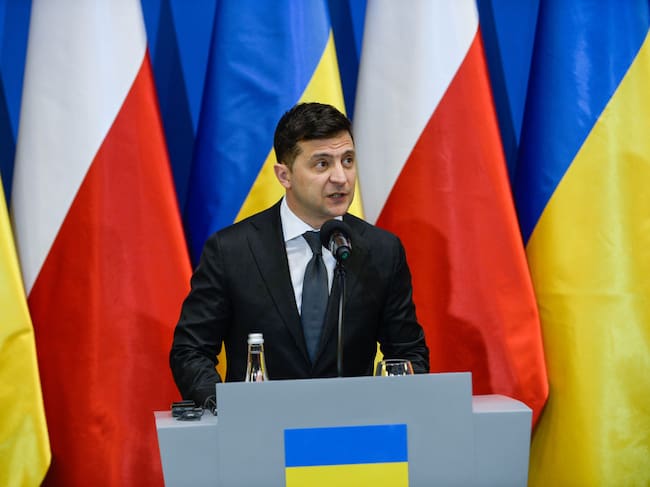 Presidente de Ucrania, Volodimir Zelenski. Foto: Getty Images