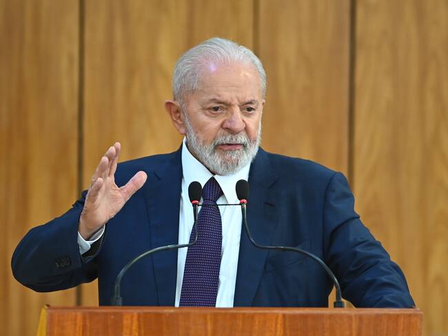El presidente de Brasil, Luiz Inácio Lula da Silva, 6 de marzo de 2024 en Brasilia. (Foto de Ton Molina/Getty Images)