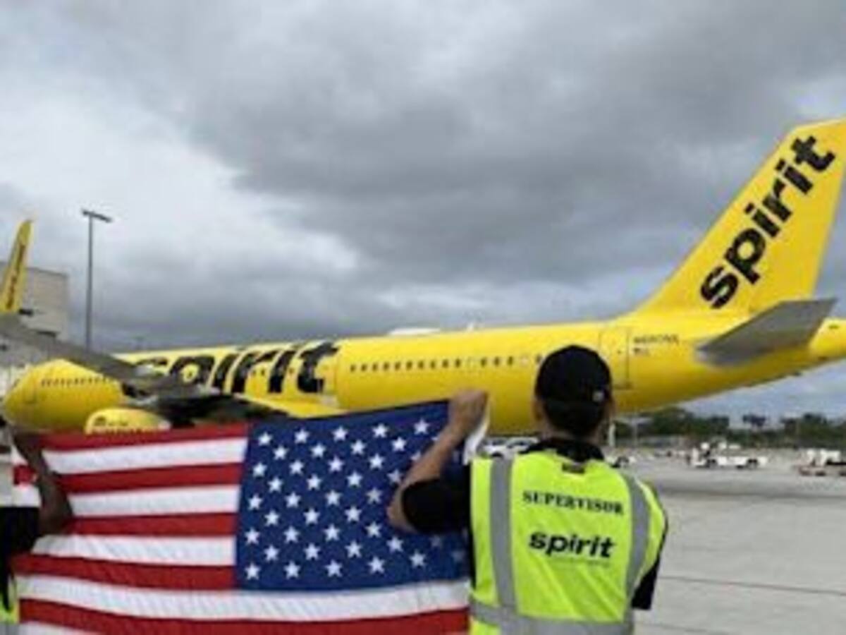 Spirit suspenderá su ruta Bucaramanga - Fort Lauderdale en enero de 2024