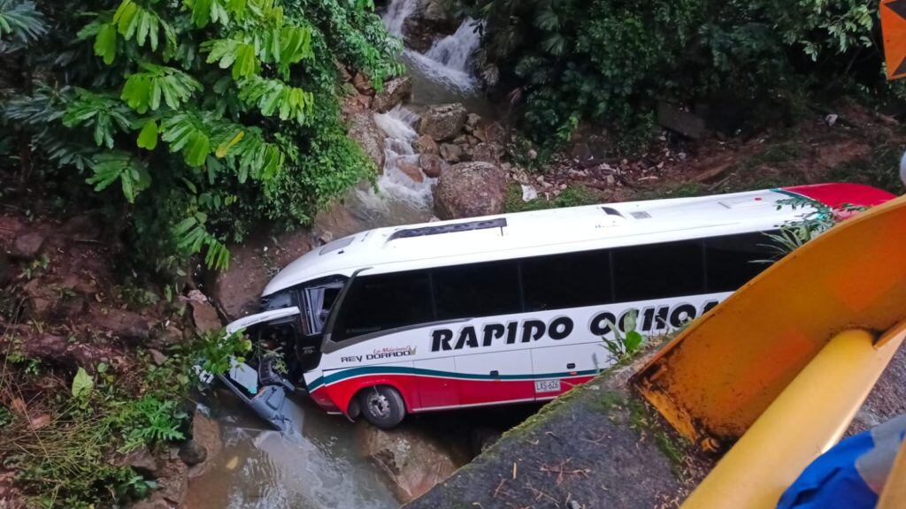 Accidente en la autopista Medellín-Bogotá