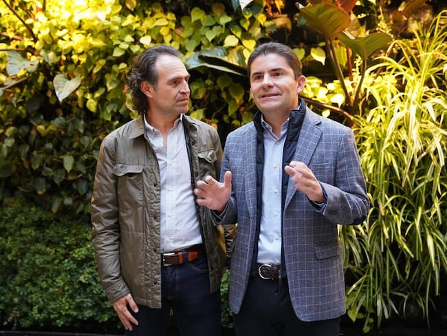 Federico Gutiérrez y Luis Felipe Henao. Foto: Campaña de Federico Gutiérrez