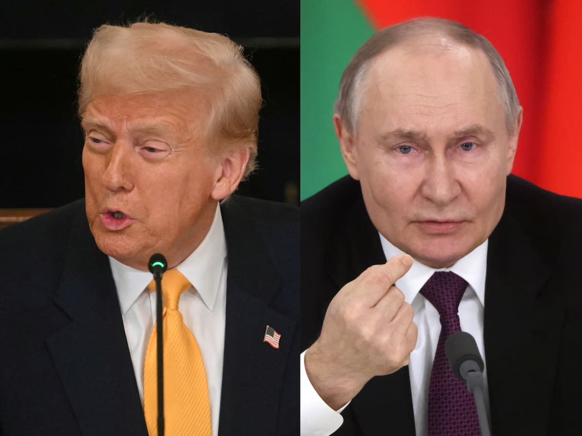 Trump confía en que Putin aceptará el acuerdo de alto el fuego en Ucrania
