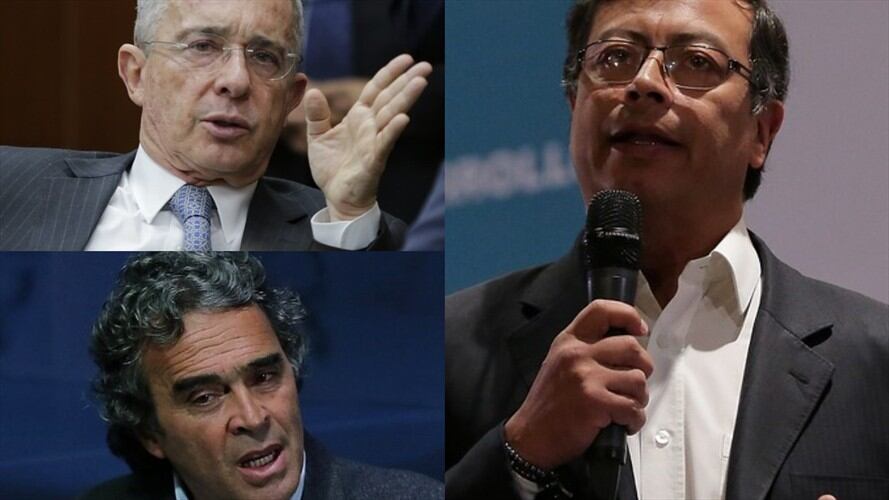 Álvaro Uribe y Sergio Fajardo negaron los señalamientos del senador Gustavo Petro. Foto: Colprensa