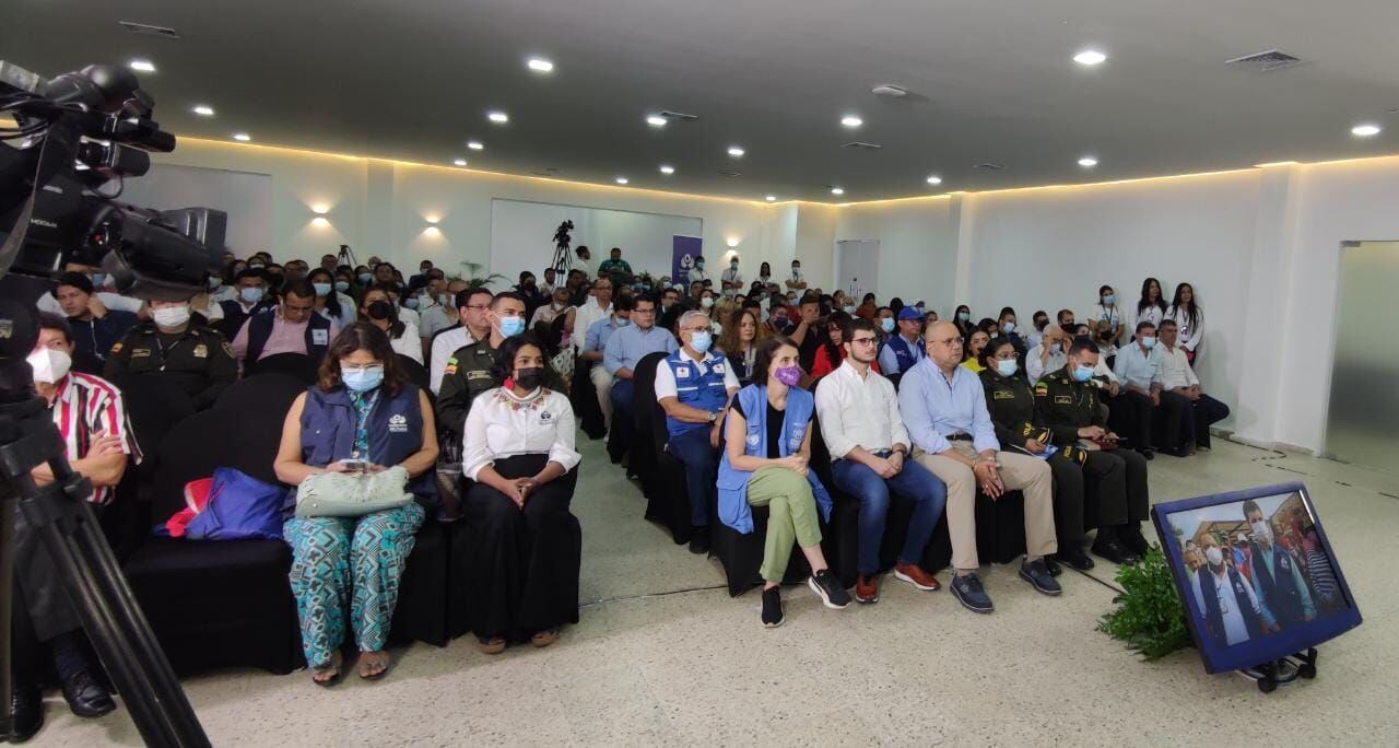 Las declaraciones se entregaron en medio de la rendición de cuentas. Foto: Cortesía, Defensoría del Pueblo. 